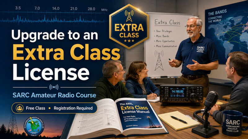 Upgrade to a Extra Class License with our Class
