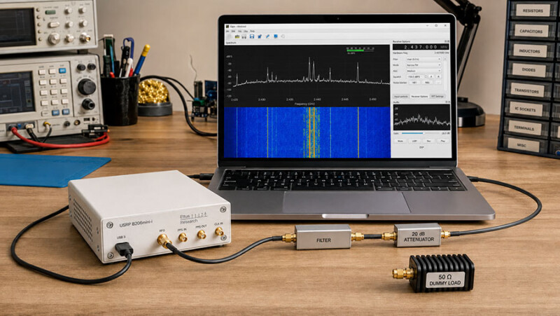 Building a Flexible SDR Radio with the Ettus USRP B206mini-i: Compact Power for Wireless Innovation
