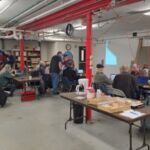 Joe KB9RCR photo Construction project activities