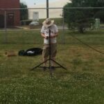 Antenna tripod assembly W9DXR Photo