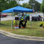 Welcome tent KD9WSV photo